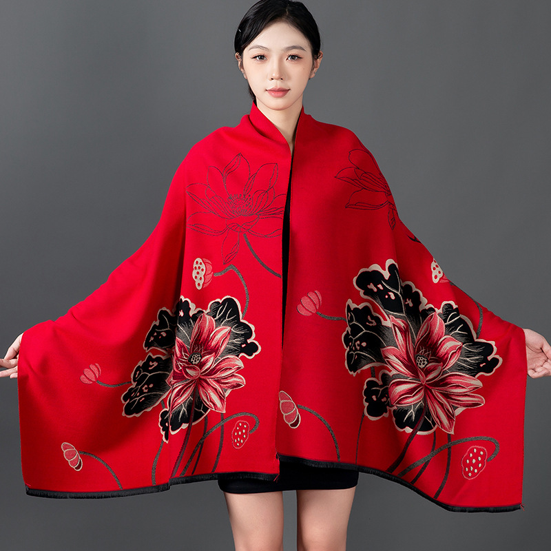Kadın Kış Şal Kaşmir Eşarp Çiç - Woven Scarf Blanket incelemesi ve fiyatı